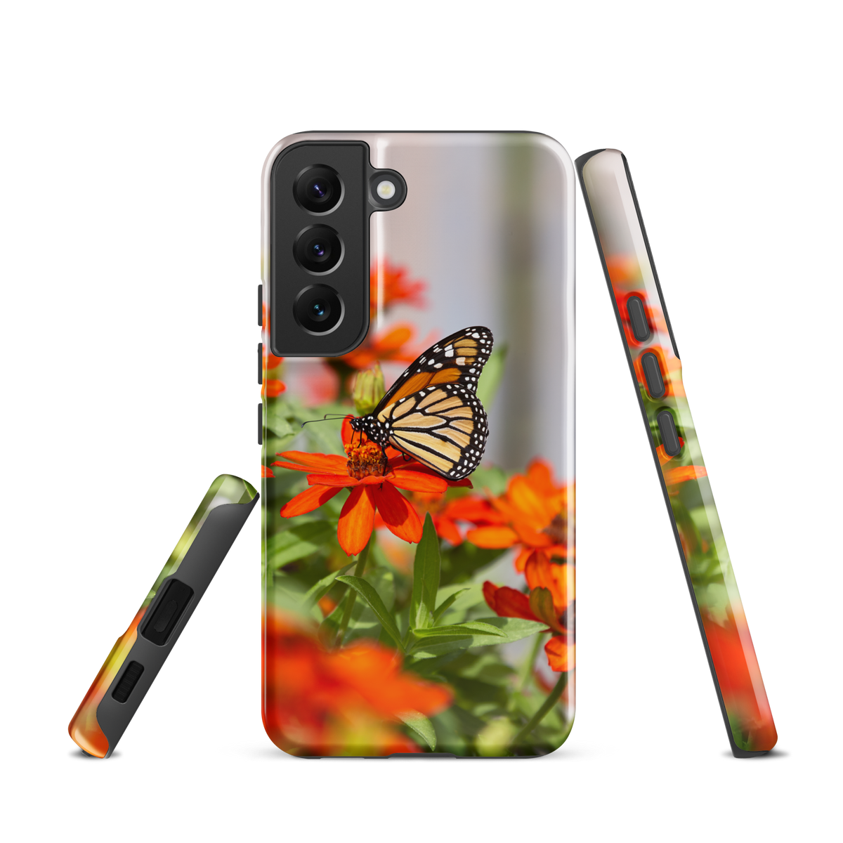 Monarch on Zinnia Tough case for Samsung®