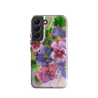 Watercolor Pansies Tough case for Samsung®