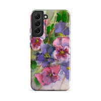 Watercolor Pansies Tough case for Samsung®