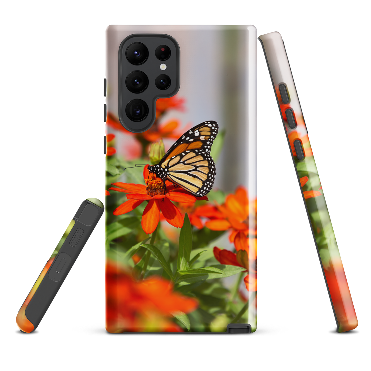 Monarch on Zinnia Tough case for Samsung®