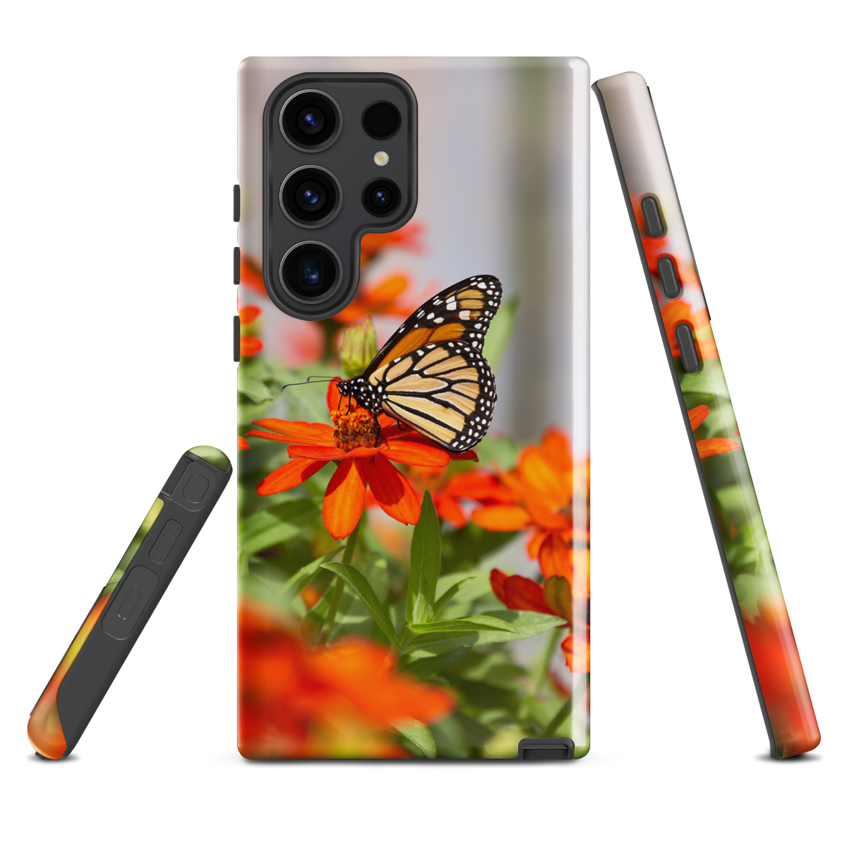 Monarch on Zinnia Tough case for Samsung®