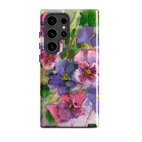 Watercolor Pansies Tough case for Samsung®
