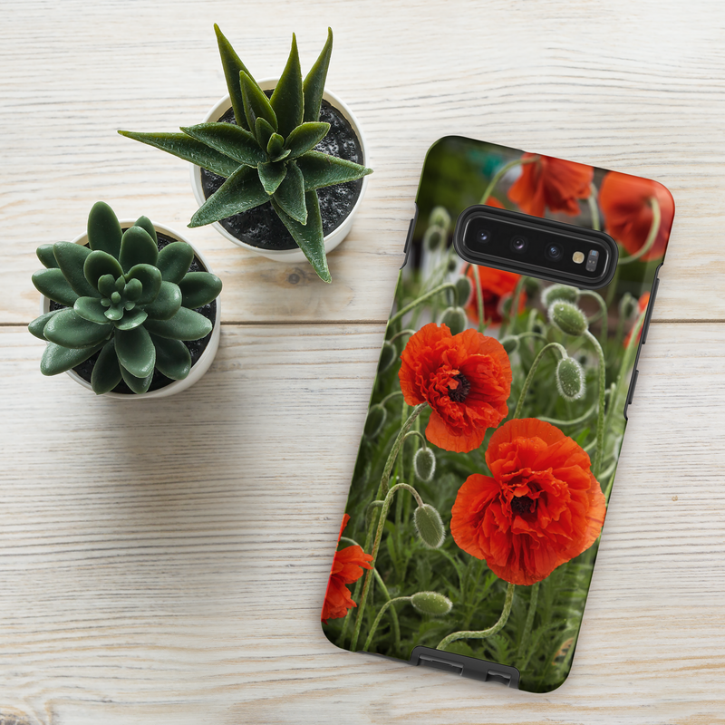 Orange Poppy Tough case for Samsung®
