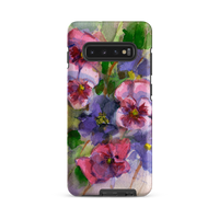 Watercolor Pansies Tough case for Samsung®