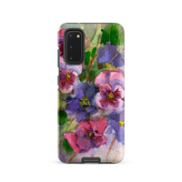 Watercolor Pansies Tough case for Samsung®