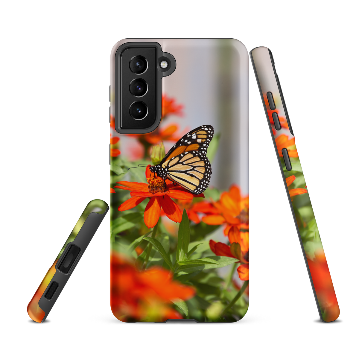 Monarch on Zinnia Tough case for Samsung®