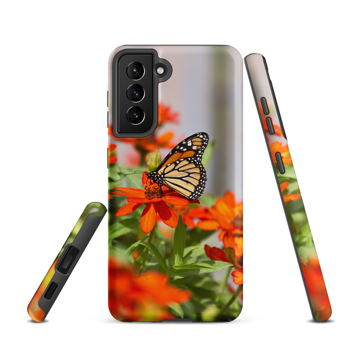 Monarch on Zinnia Tough case for Samsung®