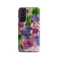 Watercolor Pansies Tough case for Samsung®