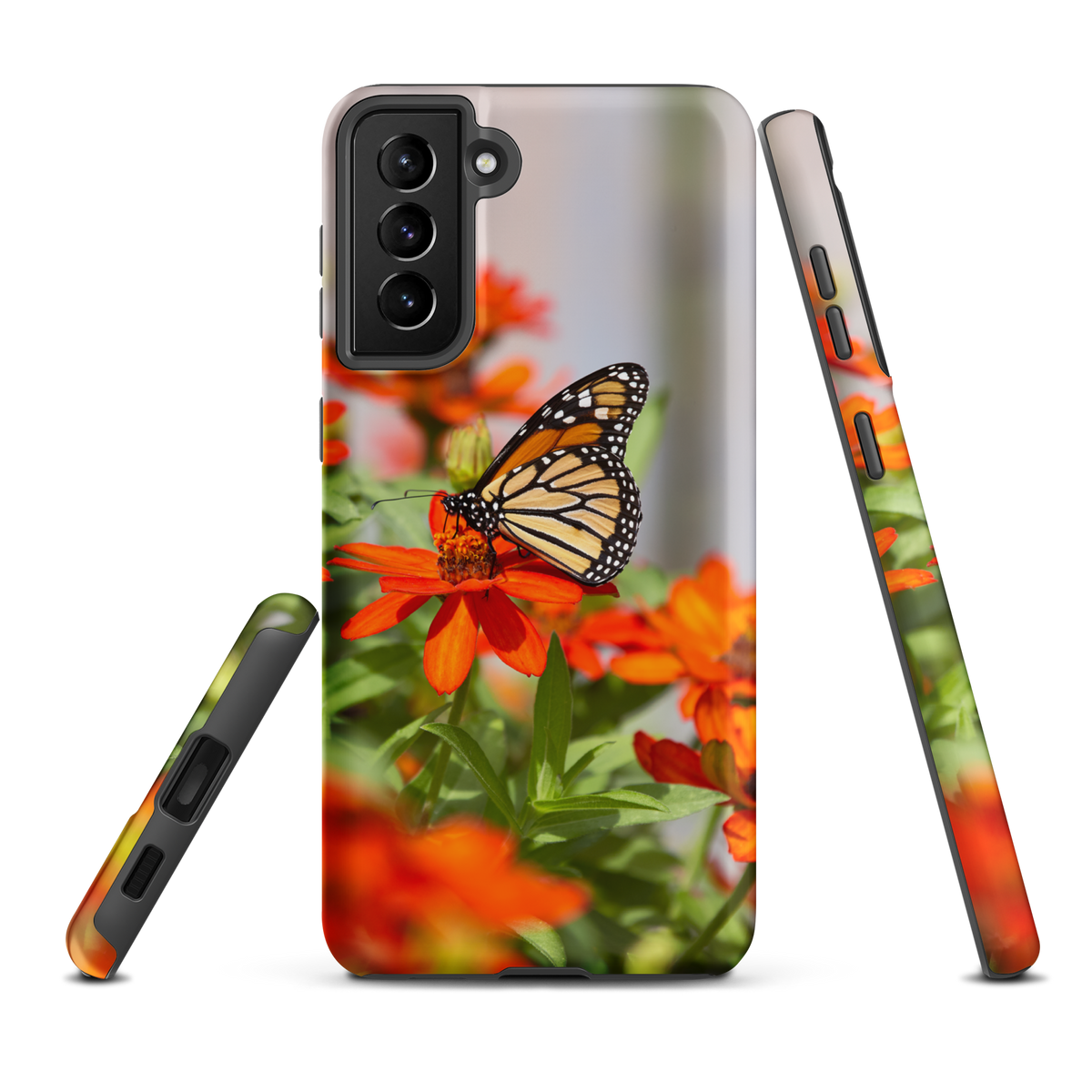 Monarch on Zinnia Tough case for Samsung®
