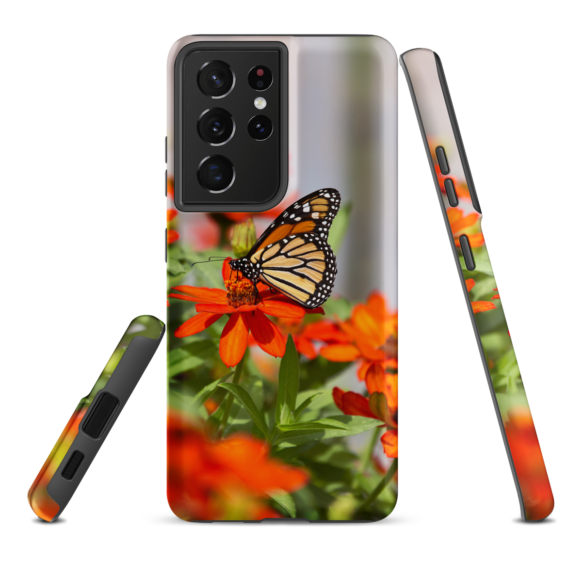 Monarch on Zinnia Tough case for Samsung®