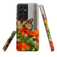 Monarch on Zinnia Tough case for Samsung®
