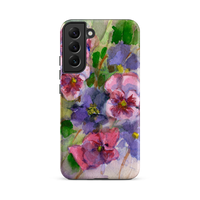Watercolor Pansies Tough case for Samsung®