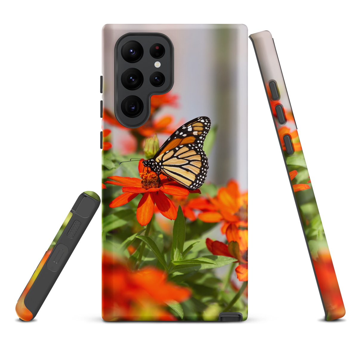 Monarch on Zinnia Tough case for Samsung®
