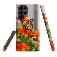 Monarch on Zinnia Tough case for Samsung®