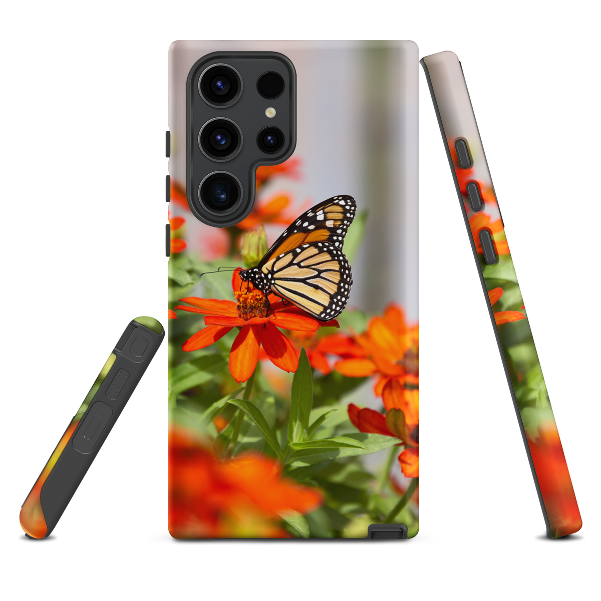 Monarch on Zinnia Tough case for Samsung®