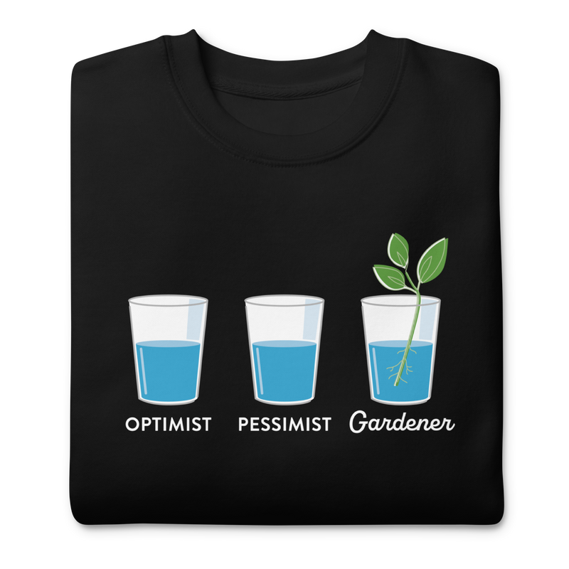Optimist Gardener Unisex Crewneck Sweatshirt