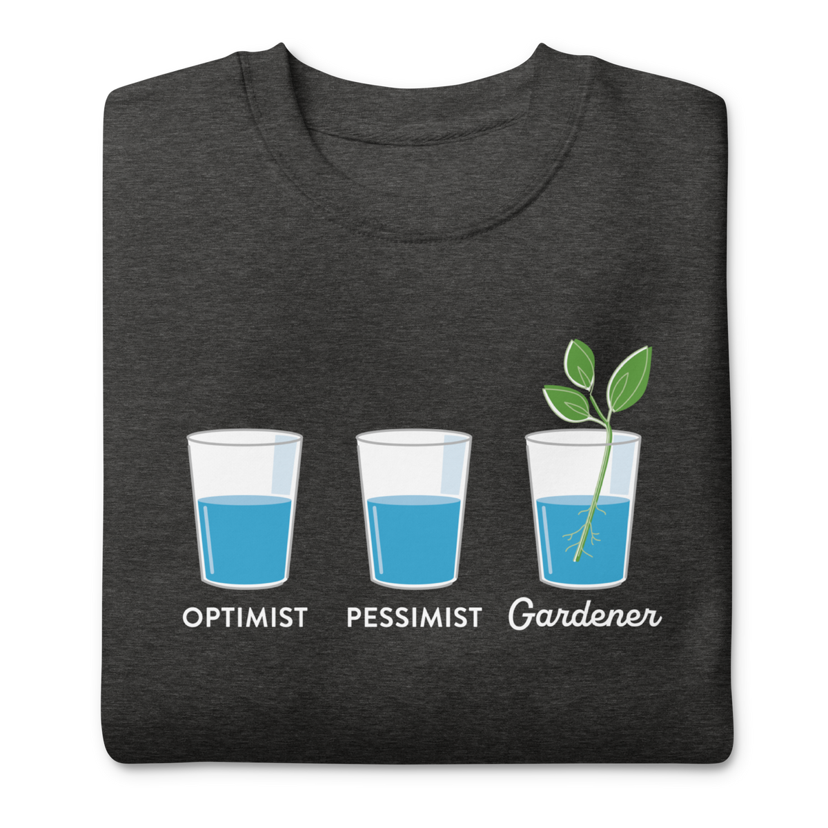 Optimist Gardener Unisex Crewneck Sweatshirt