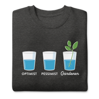 Optimist Gardener Unisex Crewneck Sweatshirt