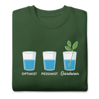 Optimist Gardener Unisex Crewneck Sweatshirt