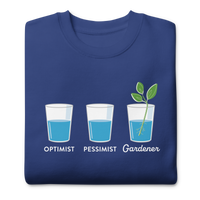 Optimist Gardener Unisex Crewneck Sweatshirt