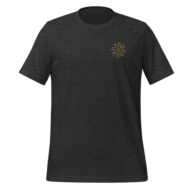 Floral Mandala Embroidered Unisex T-shirt