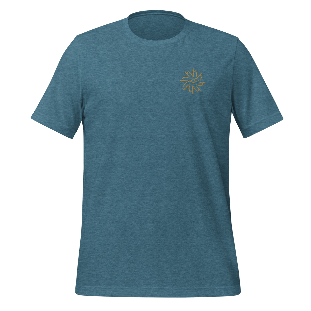 Floral Mandala Embroidered Unisex T-shirt