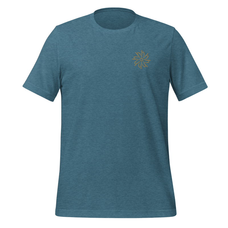 Floral Mandala Embroidered Unisex T-shirt