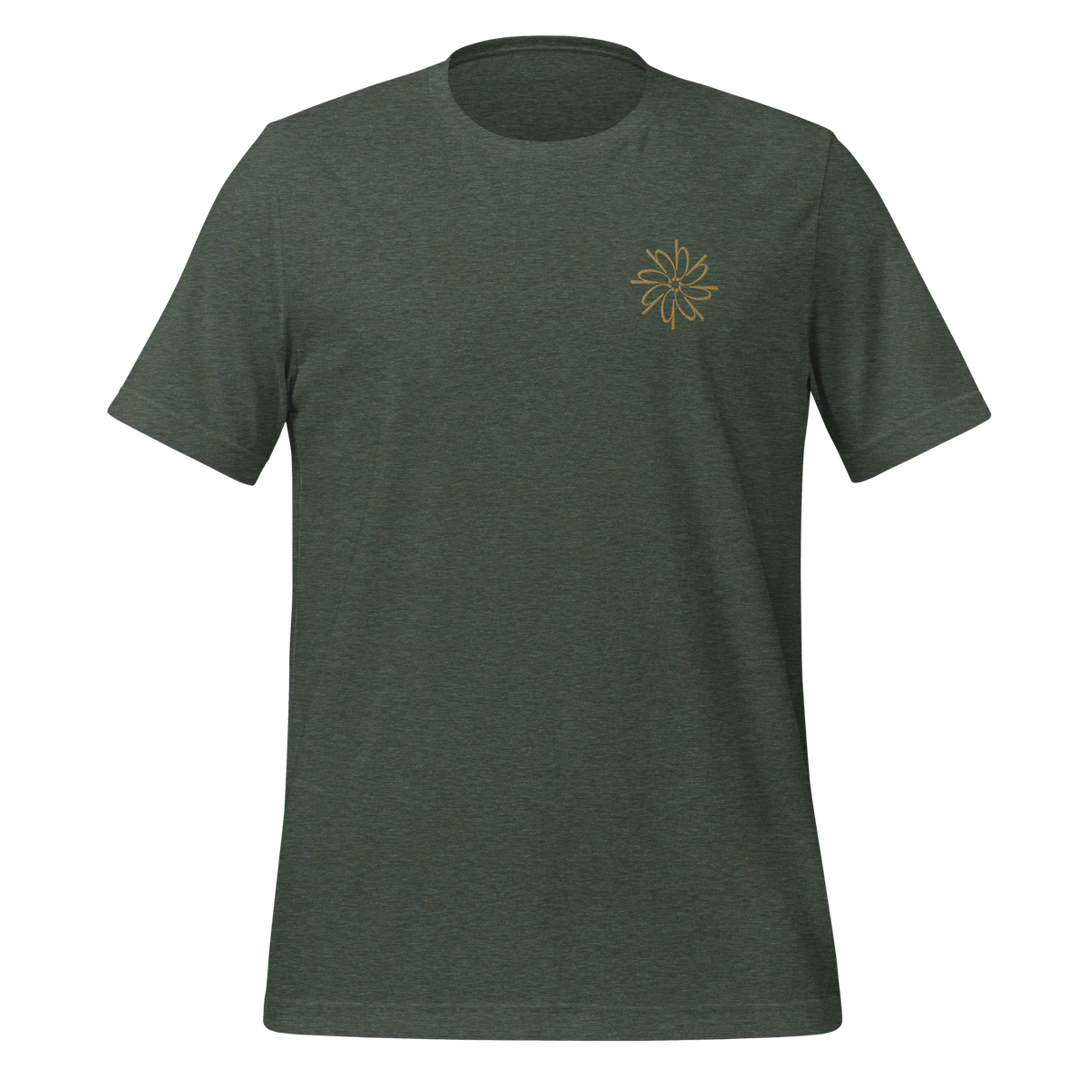 Floral Mandala Embroidered Unisex T-shirt