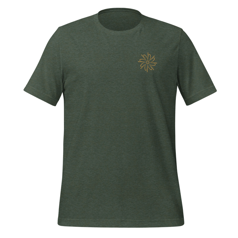 Floral Mandala Embroidered Unisex T-shirt