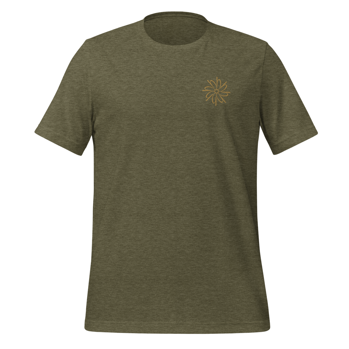 Floral Mandala Embroidered Unisex T-shirt