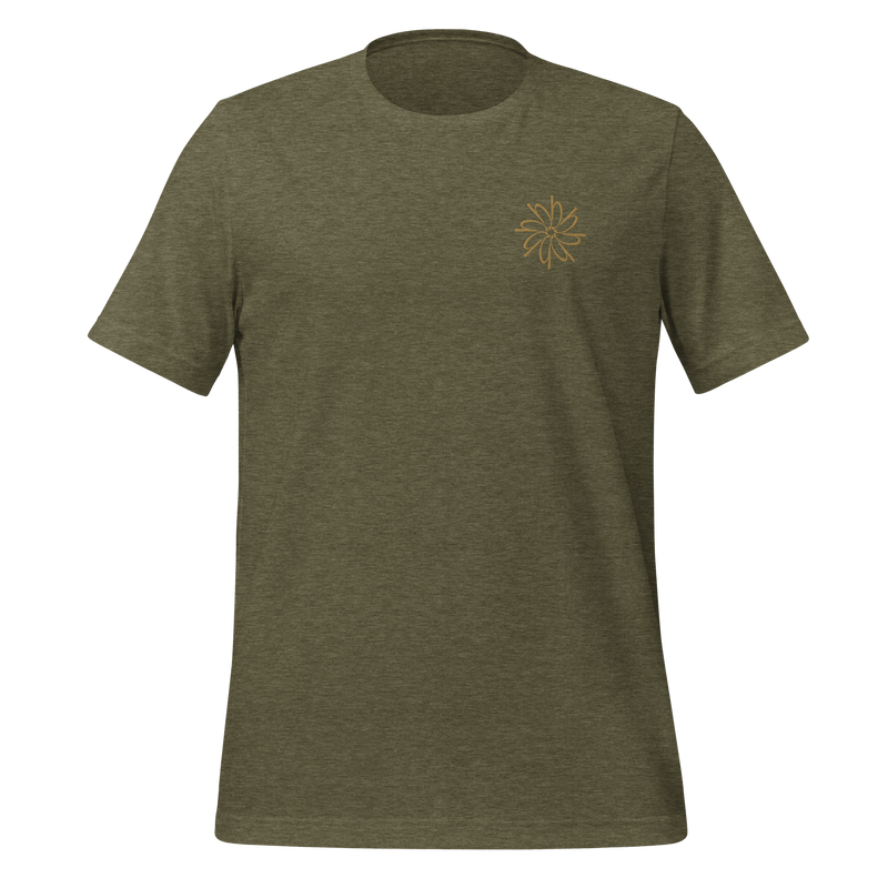 Floral Mandala Embroidered Unisex T-shirt