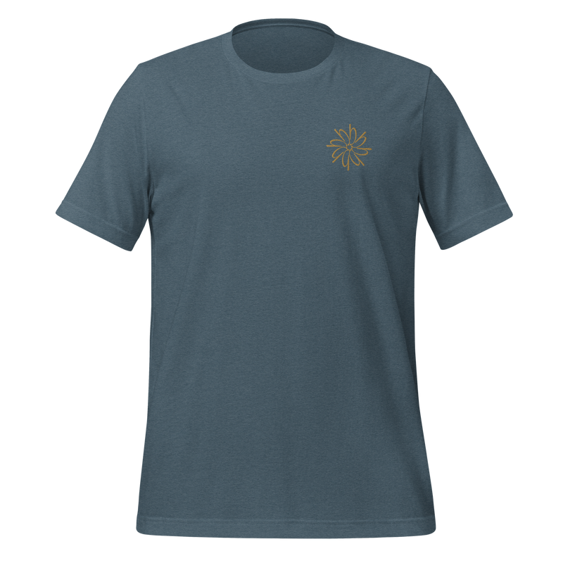 Floral Mandala Embroidered Unisex T-shirt