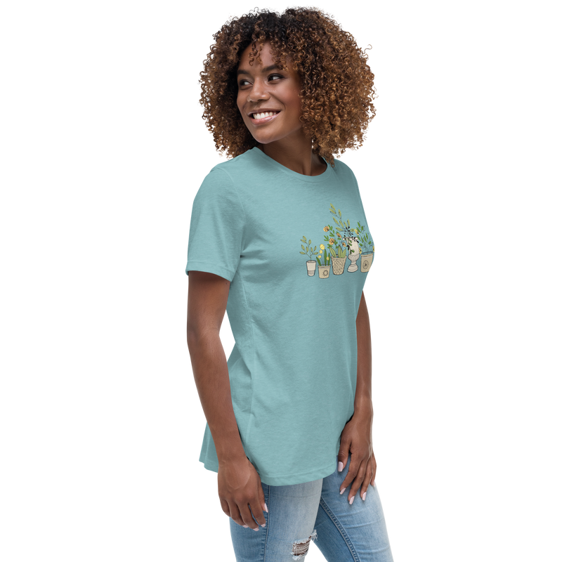 Container Gardening Illustration Women's Relaxed T-Shirt