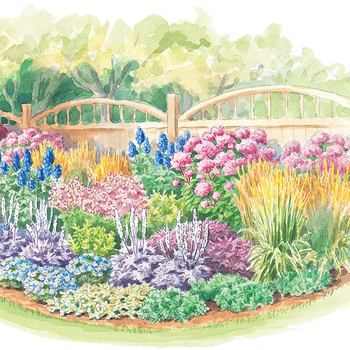 Three-Season Border Garden Plan