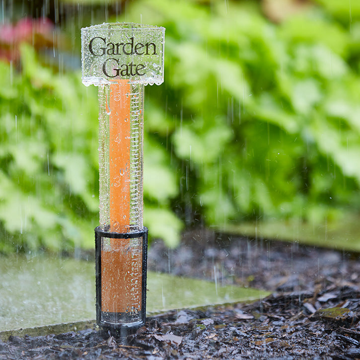 Garden Gate Rain Gauge