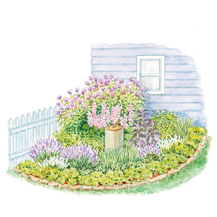 Corner Herb Garden Plan