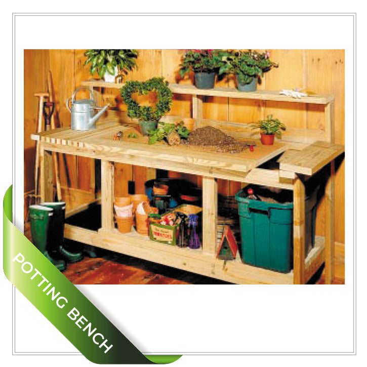 Classic Garden Projects SuperBundle: Garden Bench, Trellis, Arbor & More!