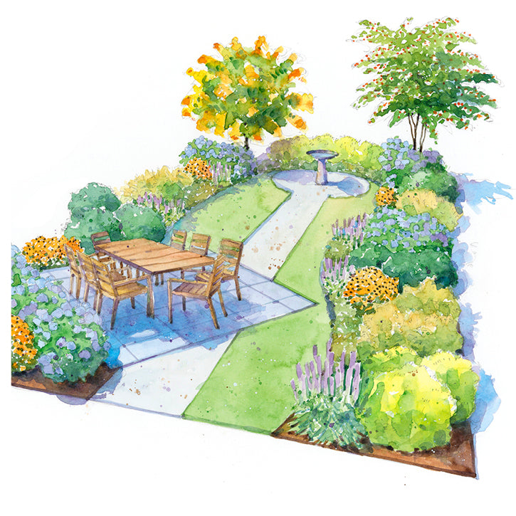Small Backyard Retreat Garden Plan