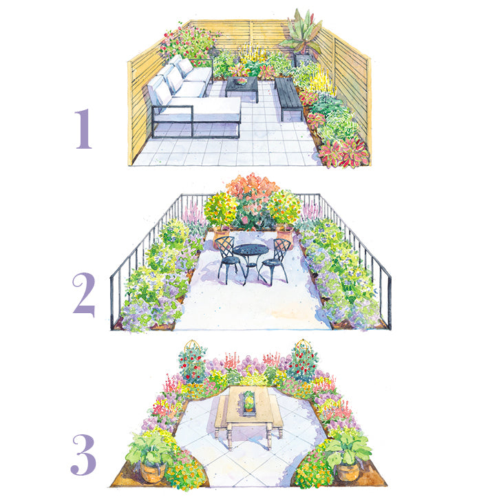 3 Small-Space Backyard Retreats Garden Plans