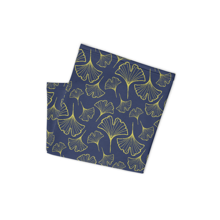 Ginkgo Leaf Neck Gaiter (Green Sheen/Blue Depths)