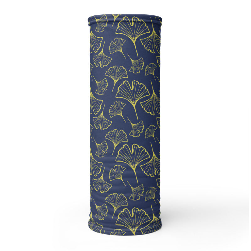 Ginkgo Leaf Neck Gaiter (Green Sheen/Blue Depths)