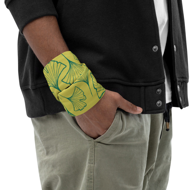 Ginkgo Leaf Neck Gaiter (Ultramarine Green/Green Sheen)