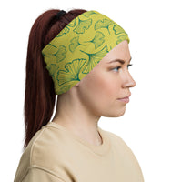 Ginkgo Leaf Neck Gaiter (Ultramarine Green/Green Sheen)