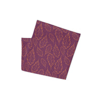 Oak Leaf Neck Gaiter (Amber Glow/Magenta Purple)