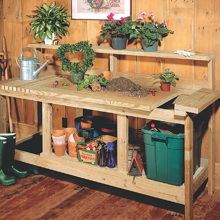 Potting Workbench Woodworking Project – Garden Gate
