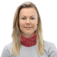 Maple Leaf Neck Gaiter (Peachy Nougat/Samba)