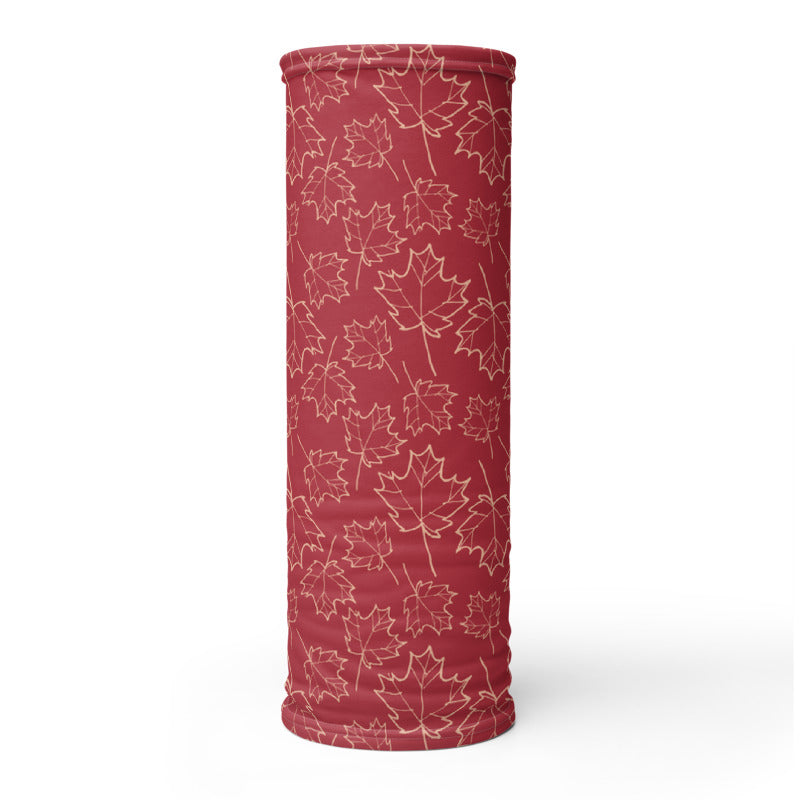 Maple Leaf Neck Gaiter (Peachy Nougat/Samba)