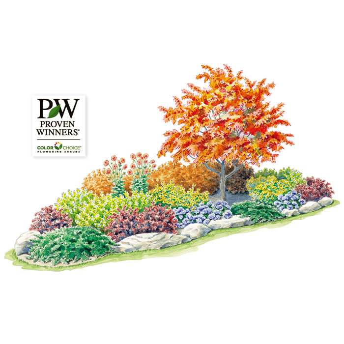 Three-Season Island Garden Plan
