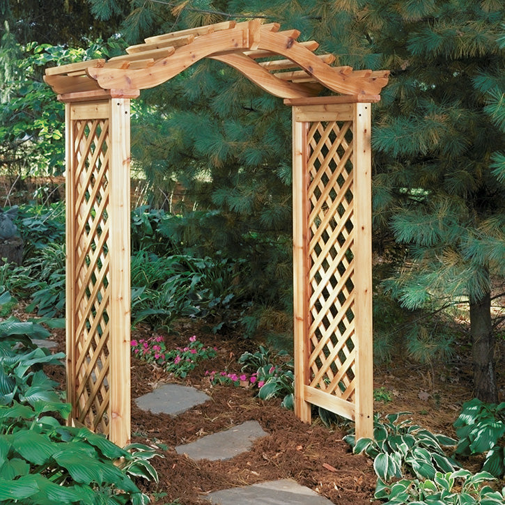 Weekend Arbor Woodworking Plan – Garden Gate