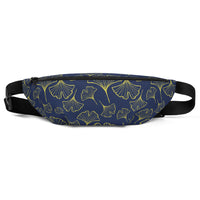 Ginkgo Leaf Fanny Pack (Blue Depths/Green Sheen)